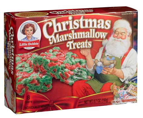 designeatrepeat|little debbie christmas marshmallow treats.